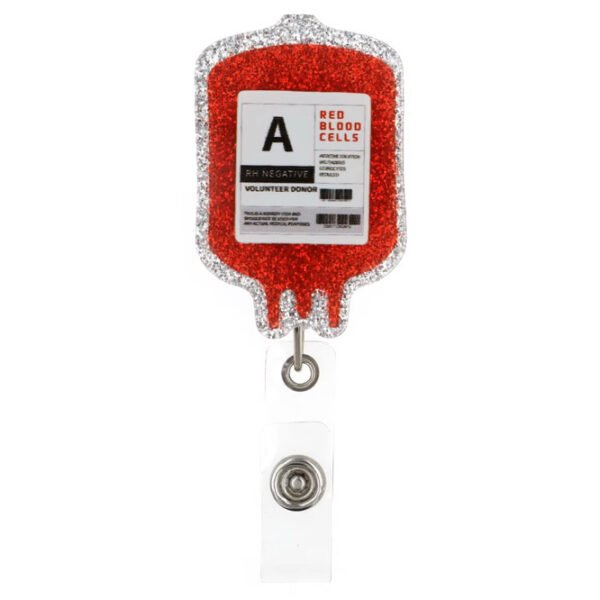 A Blood Bag Badge