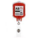 AB Blood Bag Badge