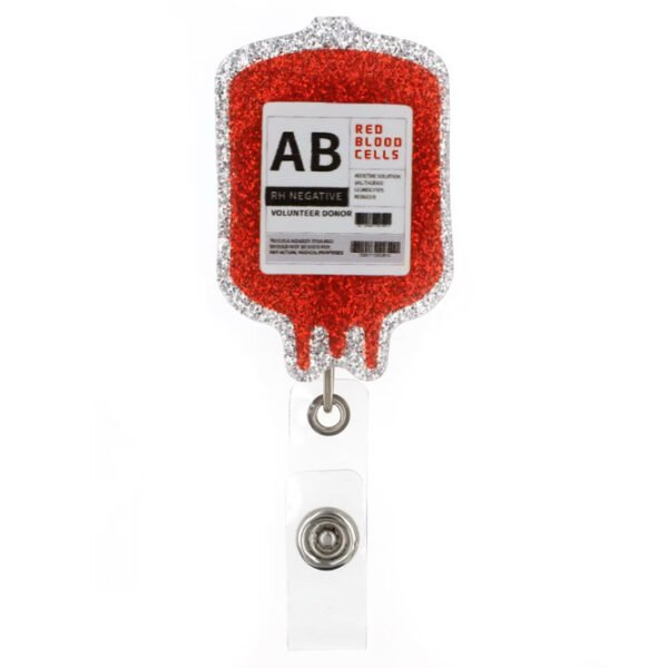 AB Blood Bag Badge AB Blood Bag Badge