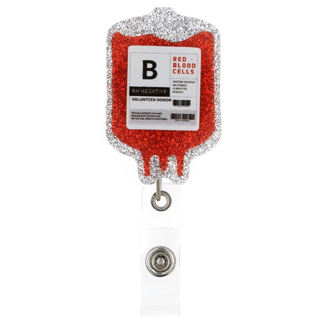 B Blood Bag Badge