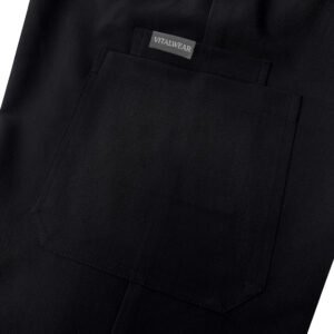 Men's Black Straight Pants - Image 3