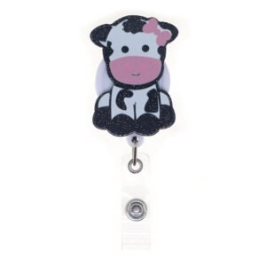 Cute Cow Badge