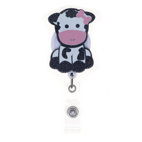 Cute Cow Badge