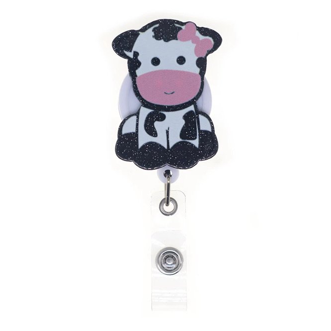 Cute Cow Badge