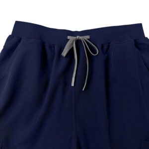 Men's Navy Blue Straight Pants - Image 6