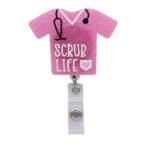 Pink Scrubs Badge