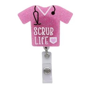 Pink Scrubs Badge