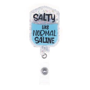 Salty Like Normal Saline Badge