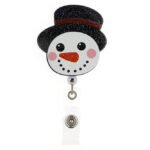 Snowman Head Badge