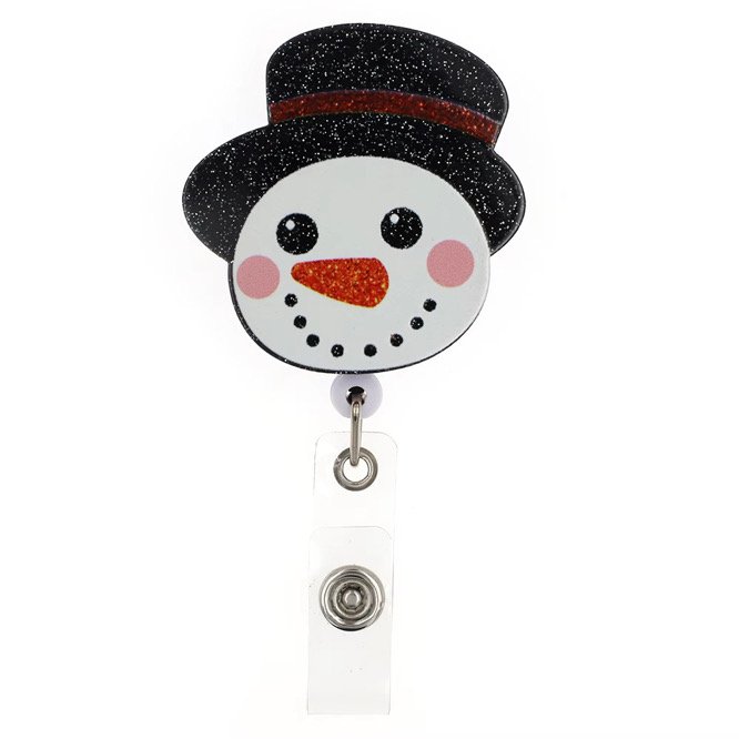 Snowman Head Badge