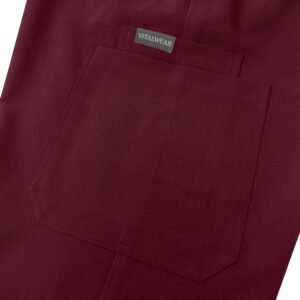 Women's Burgundy Flare Pants - Image 4