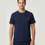 Men-Burgundy-Round-Neck-Top