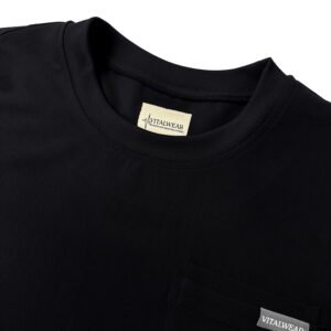 Men's Black Round Neck Top 1