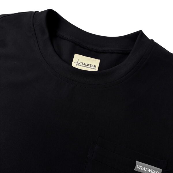 Men's Black Round Neck Top 1