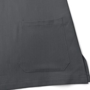 Men's Dark Gray V-Neck Top 3