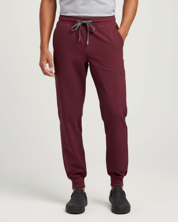 Men’s Jogger Pants Burgnundy