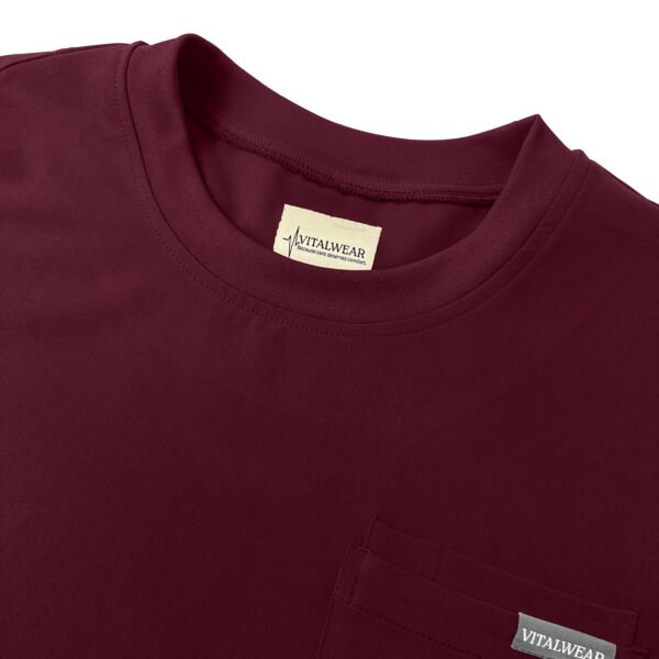 Mens Round Kneck Burgundy 1