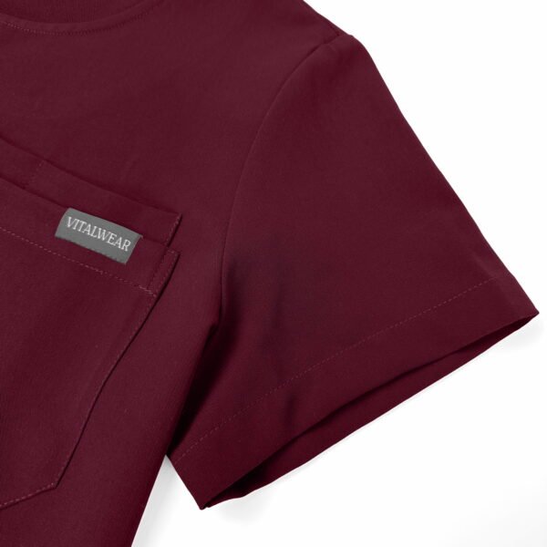 Round Kneck Burgundy 2