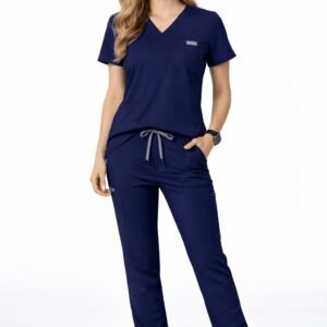 VITALSET V-NECK AND JOGGER PANTS Navy Blue