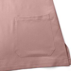 Women Pink V-Neck Top 2