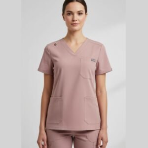 Men-Burgundy-Round-Neck-Top