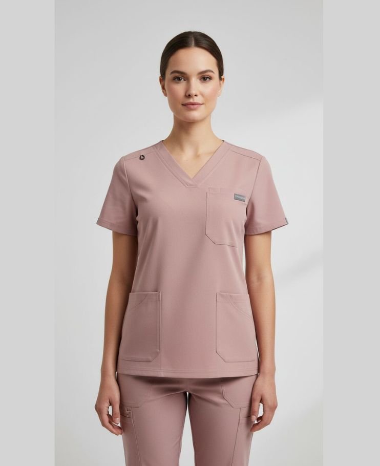 Men-Burgundy-Round-Neck-Top