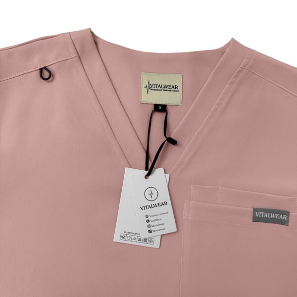 Women Pink V-Neck Top