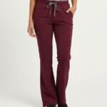 Women’s Flare Pants Burgundy