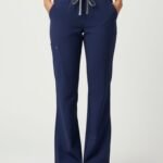 Women’s Flare Pants Navy Blue