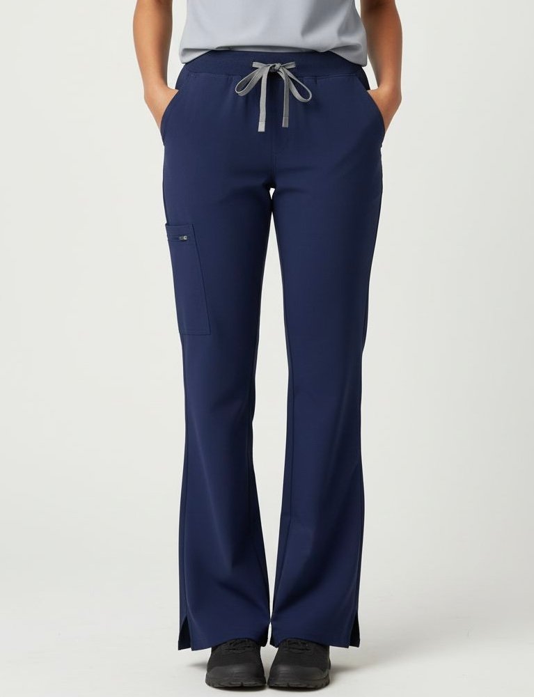 Women’s Flare Pants Navy Blue