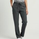 Women’s Straight Pants Dark Gray