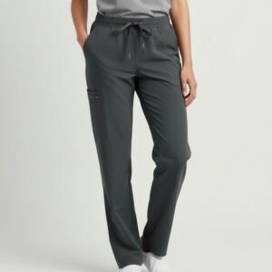 Women’s Straight Pants Dark Gray