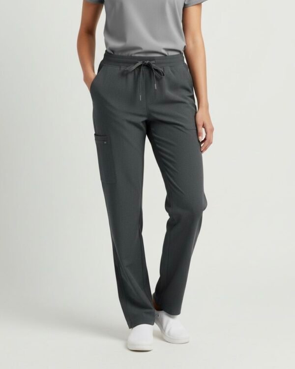 Women’s Straight Pants Dark Gray