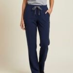 Women’s Straight Pants Navy Blue