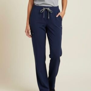 Women’s Straight Pants Navy Blue