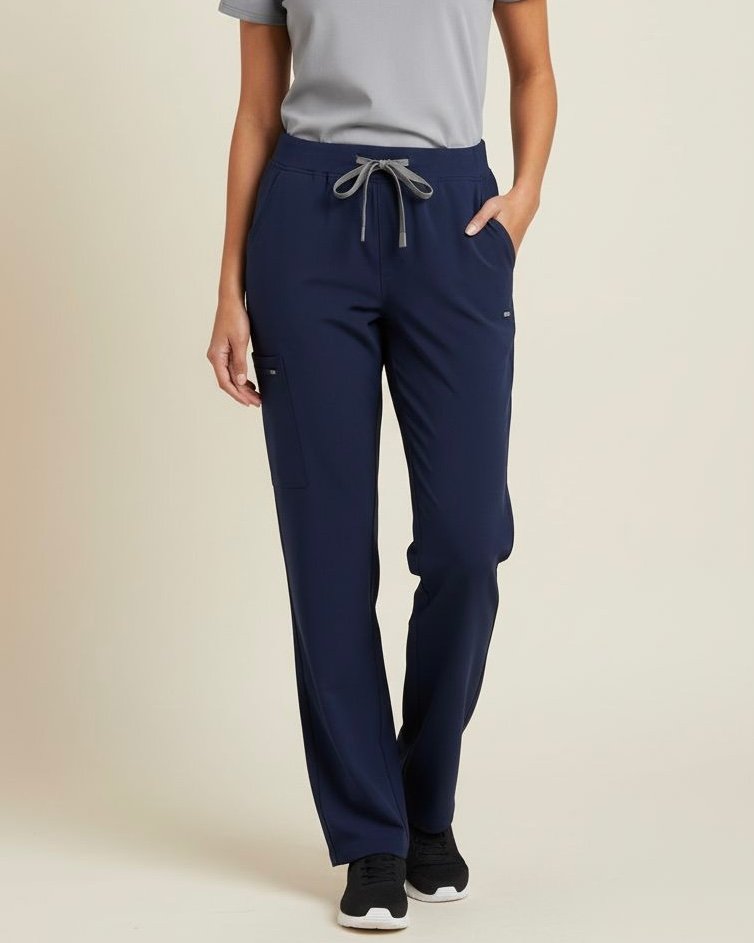 Women’s Straight Pants Navy Blue