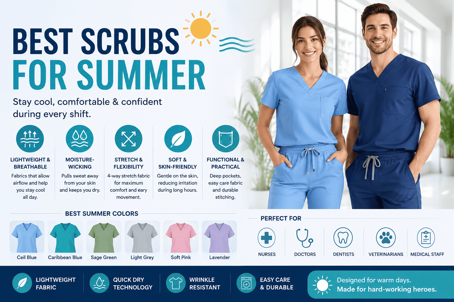 How to Choose the Best Scrubs for Summer