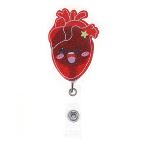 Heart Shape Badge Reel – Vitalwear